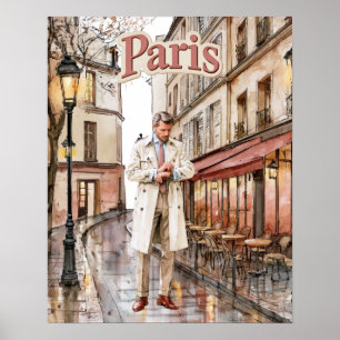 Affiche Homme à Paris