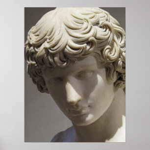 Affiche Homme beau Antinous Hadrian aimé