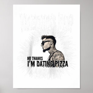 Affiche Homme célibataire tatoué pour la Saint Valentin