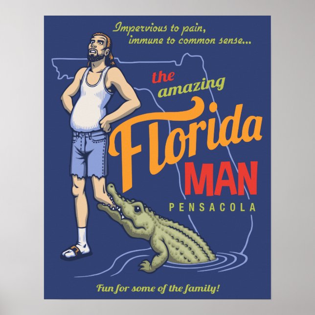 Affiche Homme de Floride (Devant)