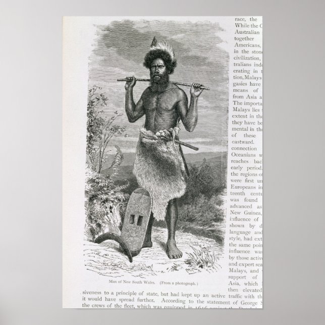 Affiche Homme de la Nouvelle-Galles du Sud (Devant)