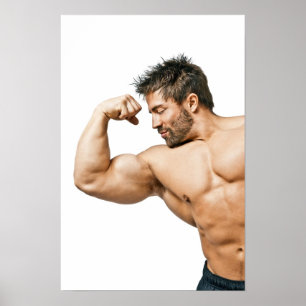 Affiche Homme de muscle