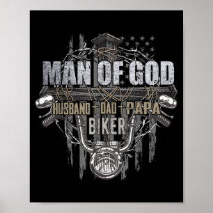 Affiche Homme Dieu Papa Mari Papa Foi Conception