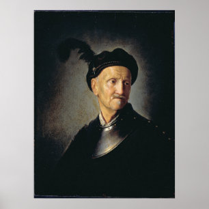 Affiche Homme en Armor - Rembrandt - c1632
