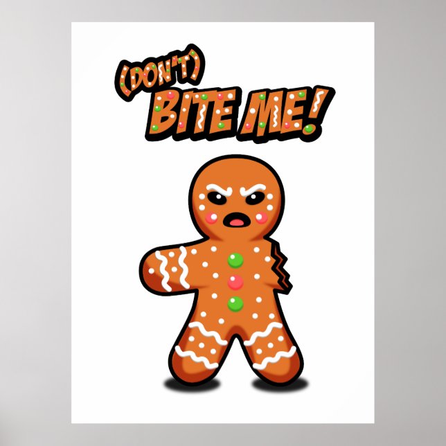 Affiche Homme en colère, ne me mords pas ! (Devant)