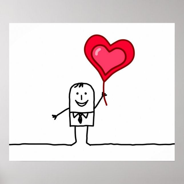 Affiche Homme et coeur (Devant)