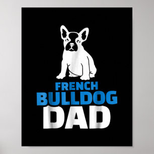 Affiche Homme French Buldog Papa