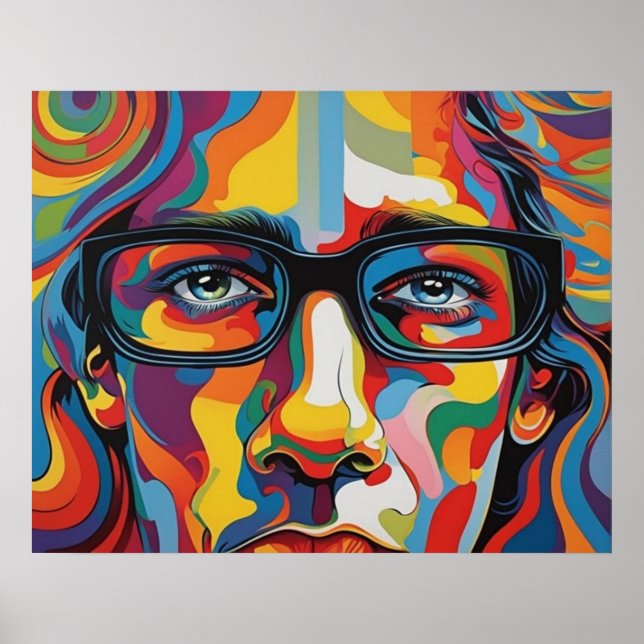 Affiche Homme Groovy Vibrant (Devant)