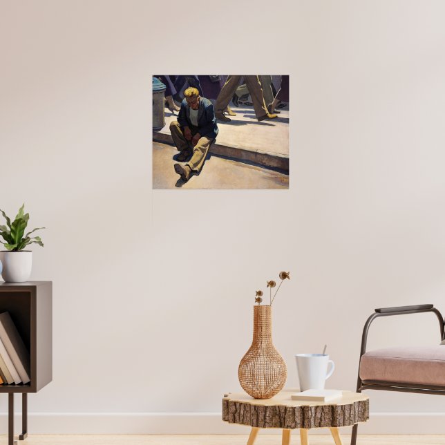 Affiche Homme oublié par Maynard Dixon (Salon 3)