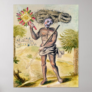 Affiche Homme pénitent en Inde