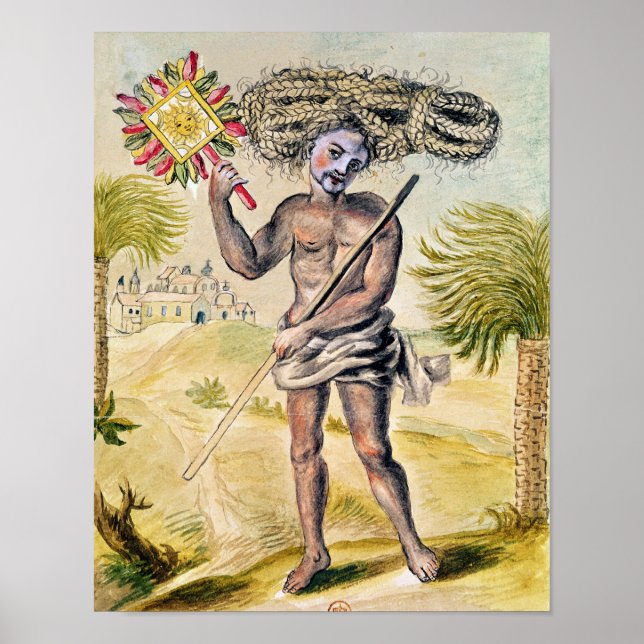 Affiche Homme pénitent en Inde (Devant)