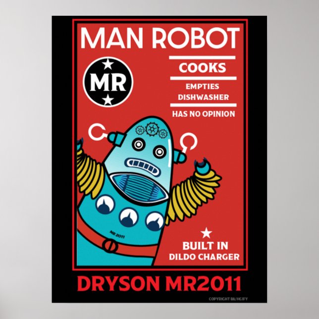 Affiche Homme Robot L'homme parfait (Devant)