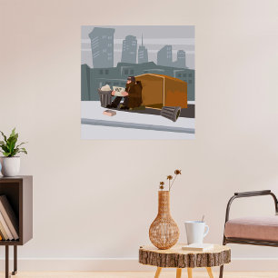 Affiche Homme sans abri