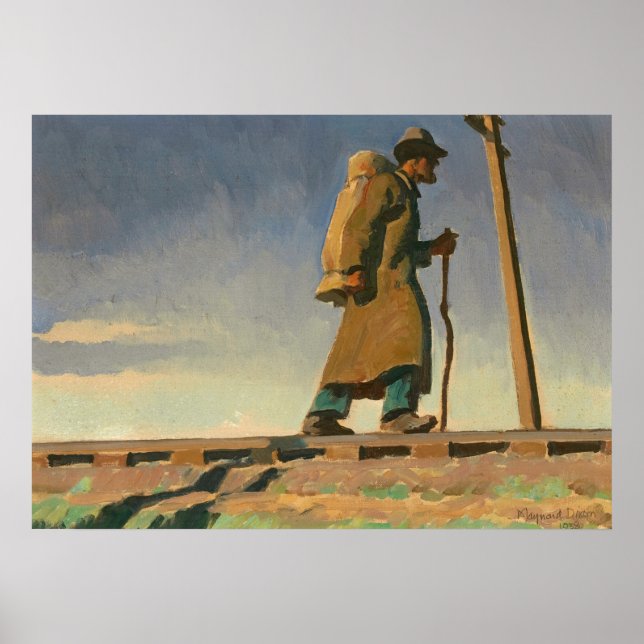 Affiche Homme sans abri par Maynard Dixon (Devant)