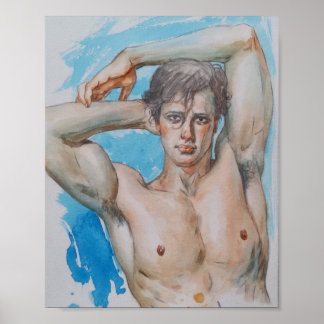 Affiche Homme séduisant