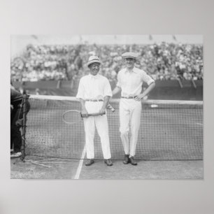 Affiche Hommes au tournoi de tennis à Washington DC