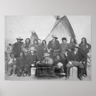 Affiche Hommes blancs (y compris Buffalo Bill) et Lakota 2