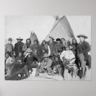 Affiche Hommes blancs (y compris Buffalo Bill) et Lakota 3