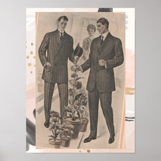 Affiche Hommes d'affaires sophistiqués (Devant)
