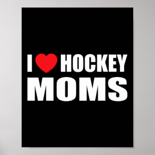 Affiche Hommes de hockey J'aime les femmes de hockey
