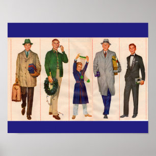 Affiche Hommes de la famille