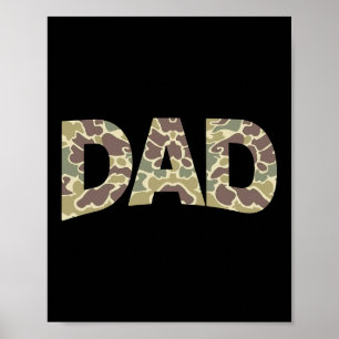 Affiche Hommes École Vieux Camo Papa