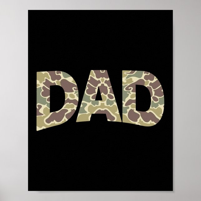 Affiche Hommes École Vieux Camo Papa  (Devant)