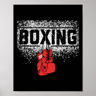 Affiche Hommes Femme Boxer Vintage Boxer Glovers Boxer