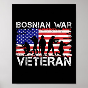 Affiche Hommes Femmes Vétéran de guerre bosniaque