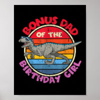 Hommes Fille Anniversaire I Bonus Papa I Velocirap