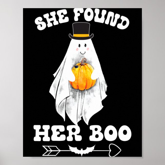 Affiche Hommes Fou Boo Fou Drôle Couples Halloween (Devant)