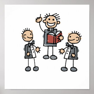 Affiche Hommes homosexuels avec prédicateur