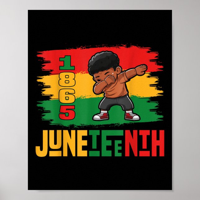Affiche Hommes Juneteenth Se souvenir de mes ancêtres pour (Devant)