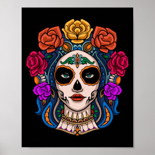 Affiche Hommes La Catrina Jour De L'agence Gouvernementale