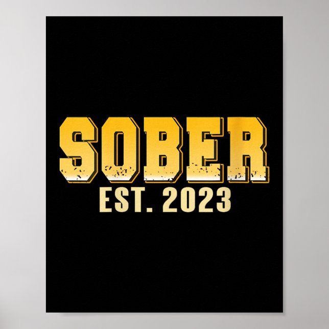 Affiche Hommes Sober Est 2023 Redressement Milles Pride (Devant)