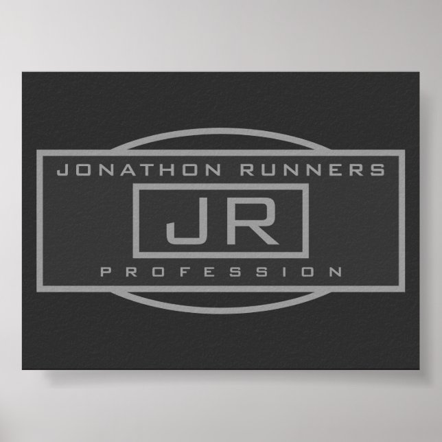 Affiche Hommes Sporty Gray Gray & Dark Grays (Devant)