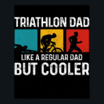 Affiche Hommes Triathlon Papa Comme Un Père Régulier Mais<br><div class="desc">Hommes Triathlon Papa Comme Un Père Régulier Mais Glacière Drôle Cadeau Triathlète Triathlon. Un cadeau parfait pour votre père, maman, papa, hommes, femmes, amis et membres de la famille le jour de Thanksgiving, Noël, Fête des mères, Fête des pères, 4 juillet, 1776 Jour indépendant, Fête des anciens combattants, Fête de...</div>