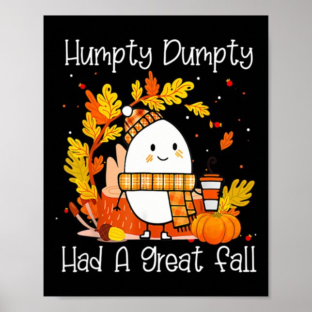 Affiche Hompty Dumpty Had A Great Fall Happy Fall Y'all Th (Devant)