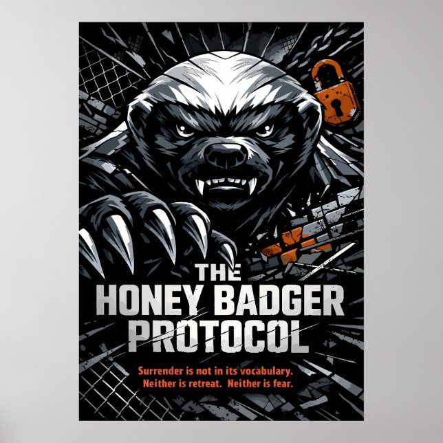 Affiche Honey Badger Protocol (Devant)