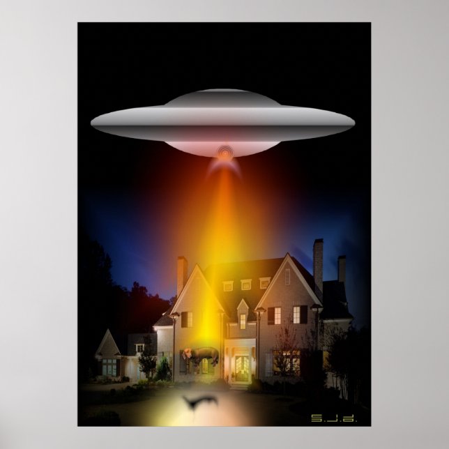 AFFICHE "HONEY, C'ÉTAIT LE CHIEN." (Devant)