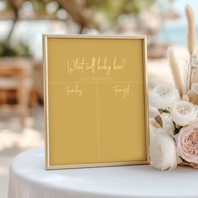 Affiche Honeypeb Genre Reveillez Garçon ou Girl Chart (Créateur téléchargé)