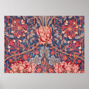 Affiche Honeysuckle, Wallpaper de William Morris
