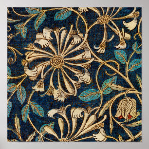 Affiche Honeysuckle, William Morris