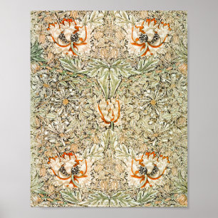 Affiche Honeysuckle, William Morris