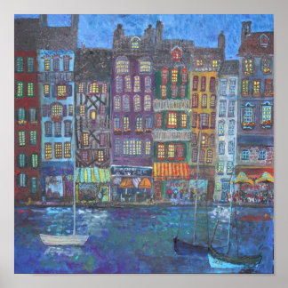 Affiche Honfleur
