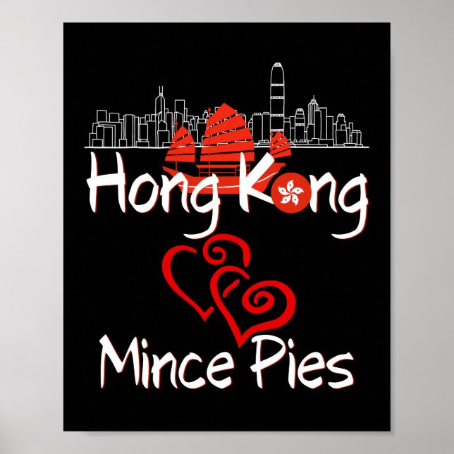 Affiche Hong Kong aime les minces tartes (Devant)