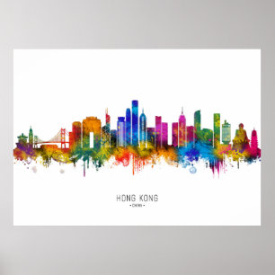 Affiche Hong Kong Chine Horizon