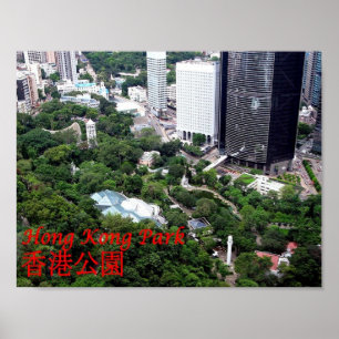 Affiche Hong Kong - Parc -