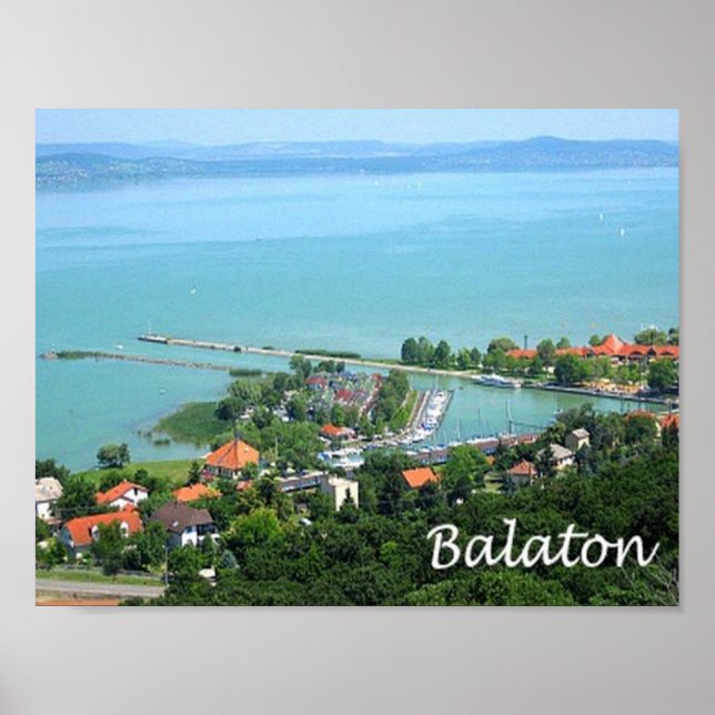 Affiche Hongrie - Balaton - (Devant)