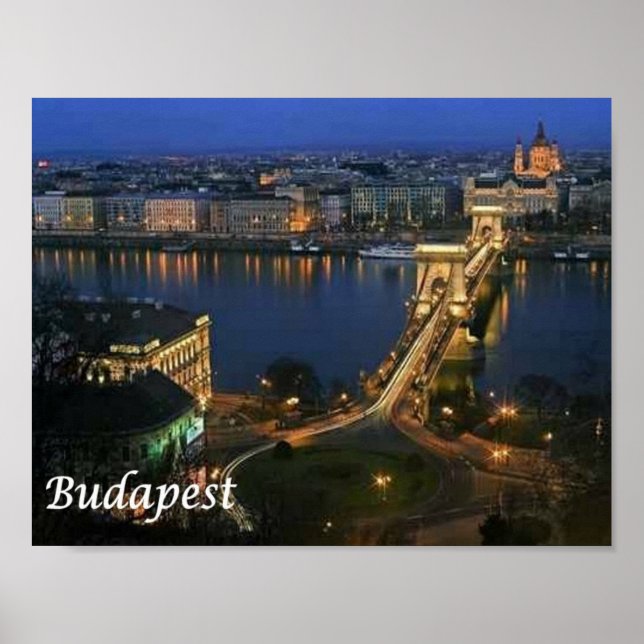 Affiche Hongrie - Budapest - (Devant)